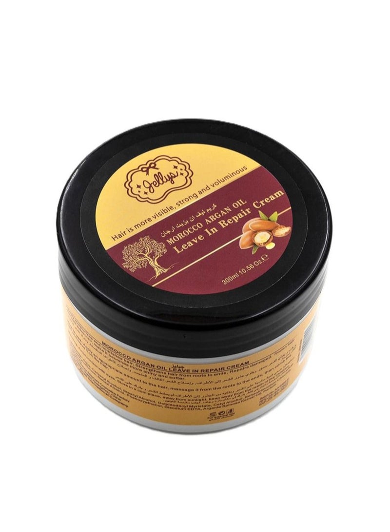 Jellys Argan Oil Leave-In Cream 300ml - Image 2